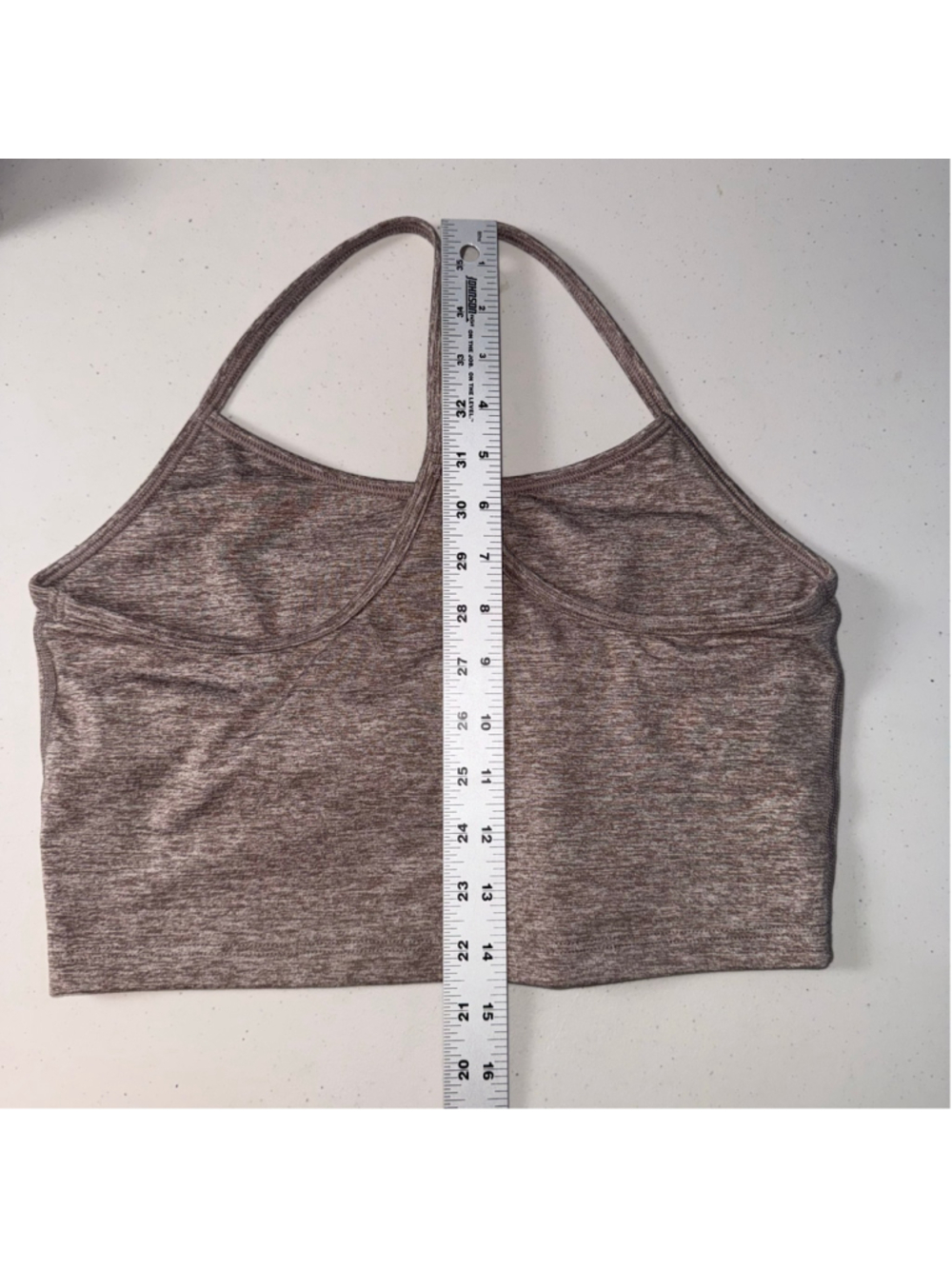 Aerie Offline The Hugger Recharge Sports Bra Size M Brown Heathered - Picture 5 of 6